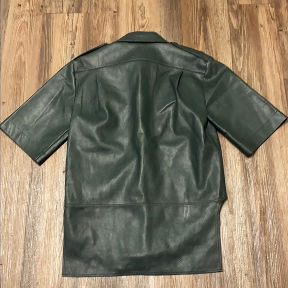 JADE LEATHER SHIRT - Picture 5 of 7